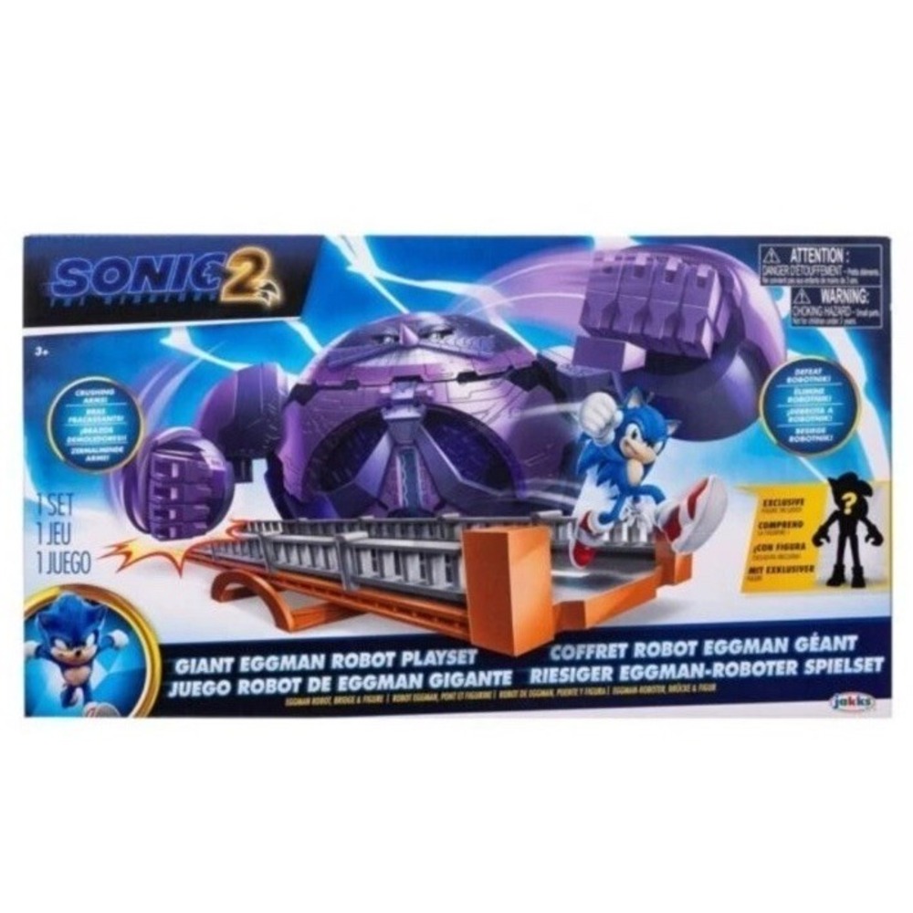 Sonic the Hedgehog 2 Giant Eggman Robot Playset NIB FREE SHIP - Picture 1 of 1